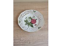 German porcelain wall plate SCHUMANN