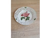 German porcelain wall plate SCHUMANN