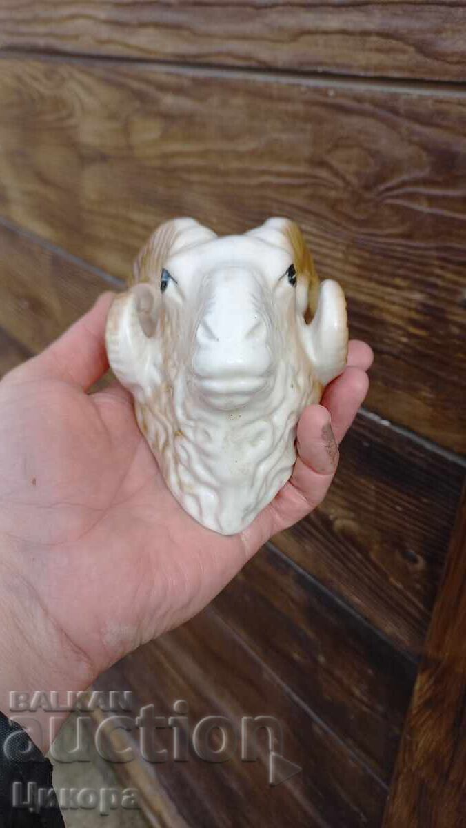 Delivery of PORCELAIN RAMS HORNS TROPHY Delivery of PORCELAIN RAMS HORNS TROPHY