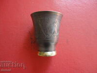 Russian silver cup with 925 gold plating