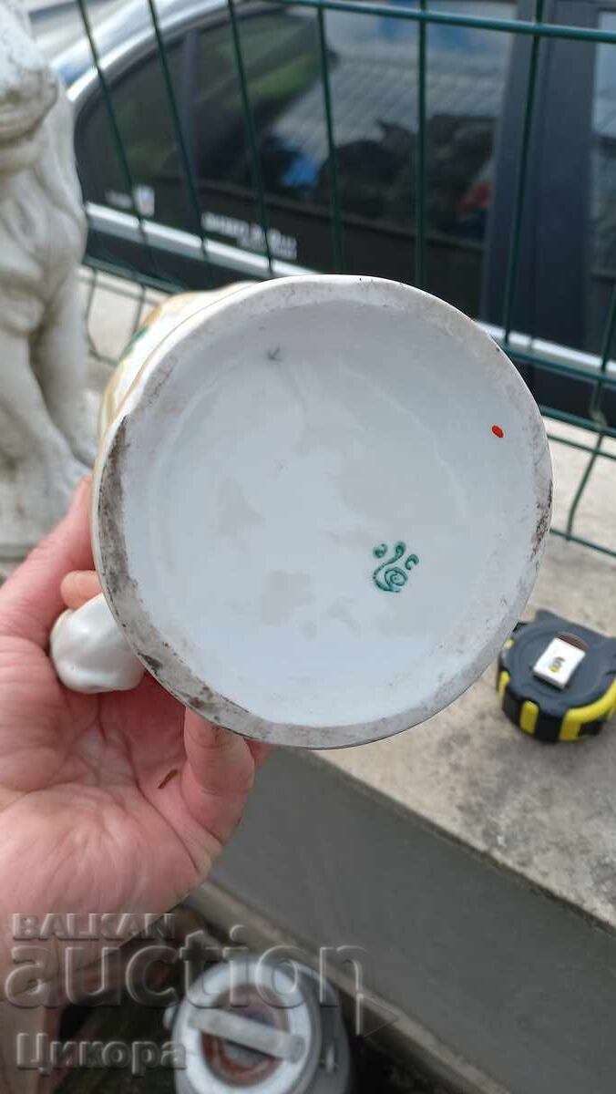 Ρωσική πορσελάνινη φιγούρα κόκορα, πορσελάνινο μπουκάλι - 5