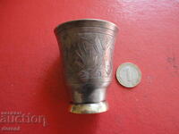 Russian silver cup with gilding 925 number 4