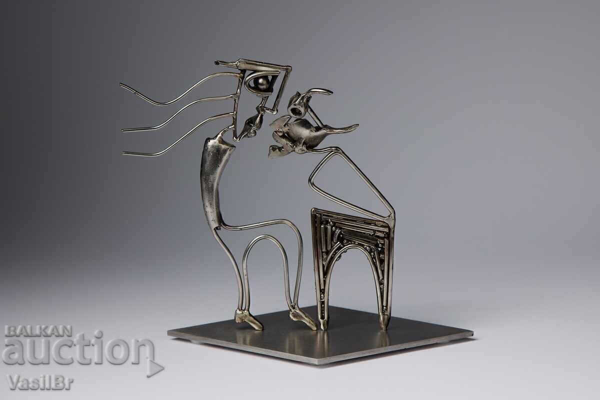 "Attraction - one step closer" sculpture Vasil Bratanov with price 730.00 BGN | € 373.24 "Attraction - one step closer" sculpture Vasil Bratanov with price 730.00 BGN | € 373.24