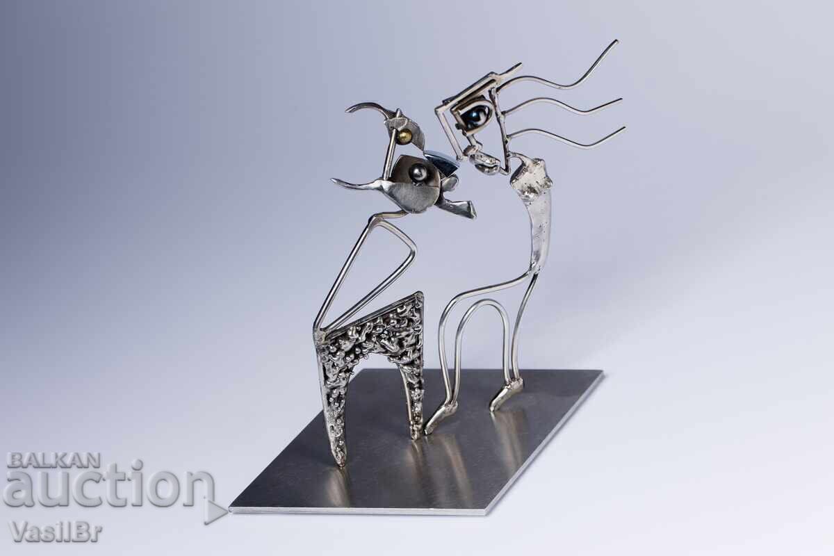 "Attraction - one step closer" sculpture Vasil Bratanov - 5 "Attraction - one step closer" sculpture Vasil Bratanov - 5