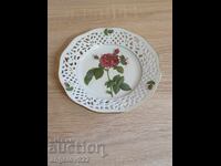 German porcelain wall plate SCHUMANN