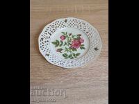 German porcelain wall plate SCHUMANN