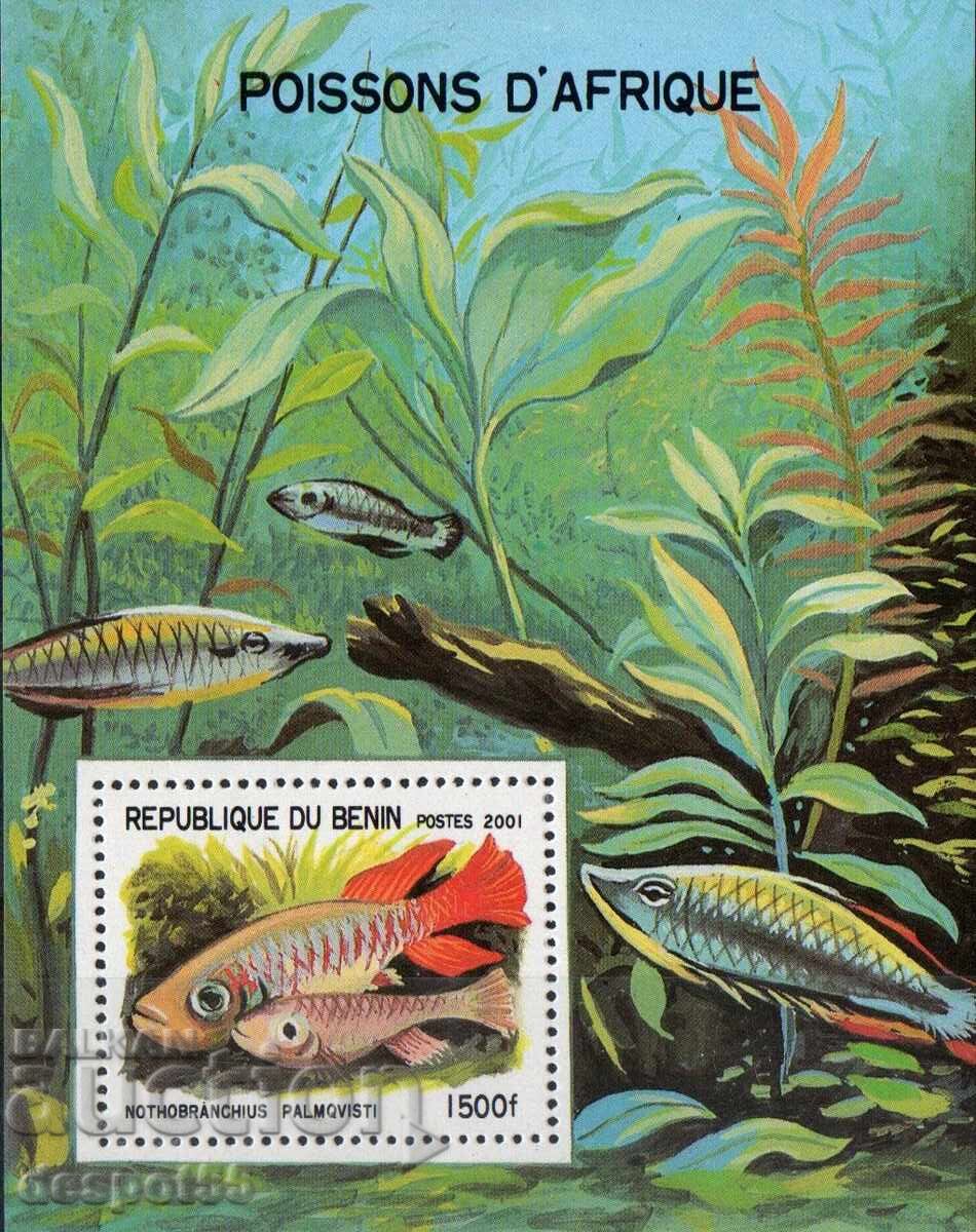 2001. Benin. Fish. Block.
