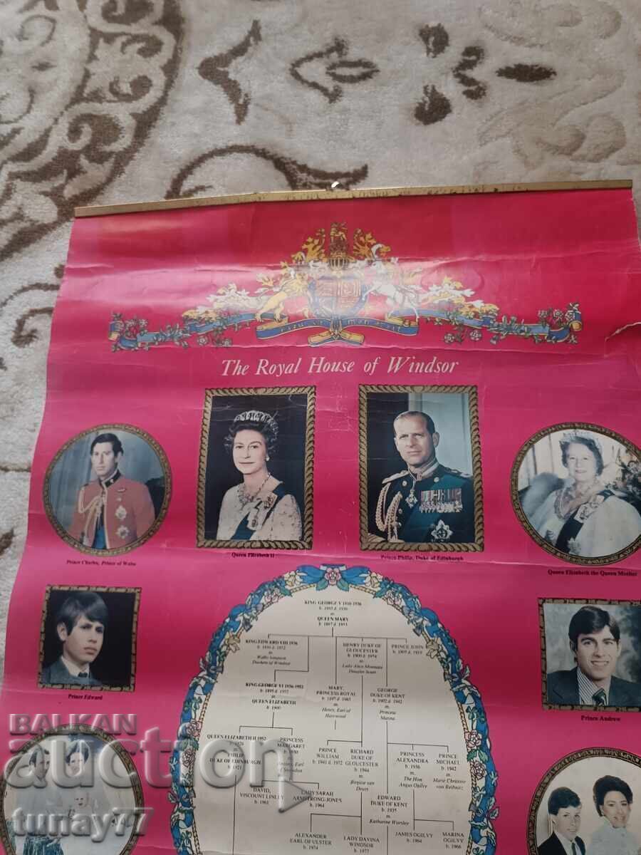 Calendar Englez Rar al Familiei Regale - 6 Calendar Englez Rar al Familiei Regale - 6