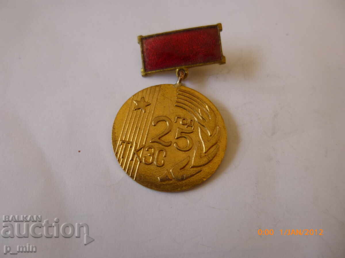 badge - 25 years of the TKZS badge - 25 years of the TKZS