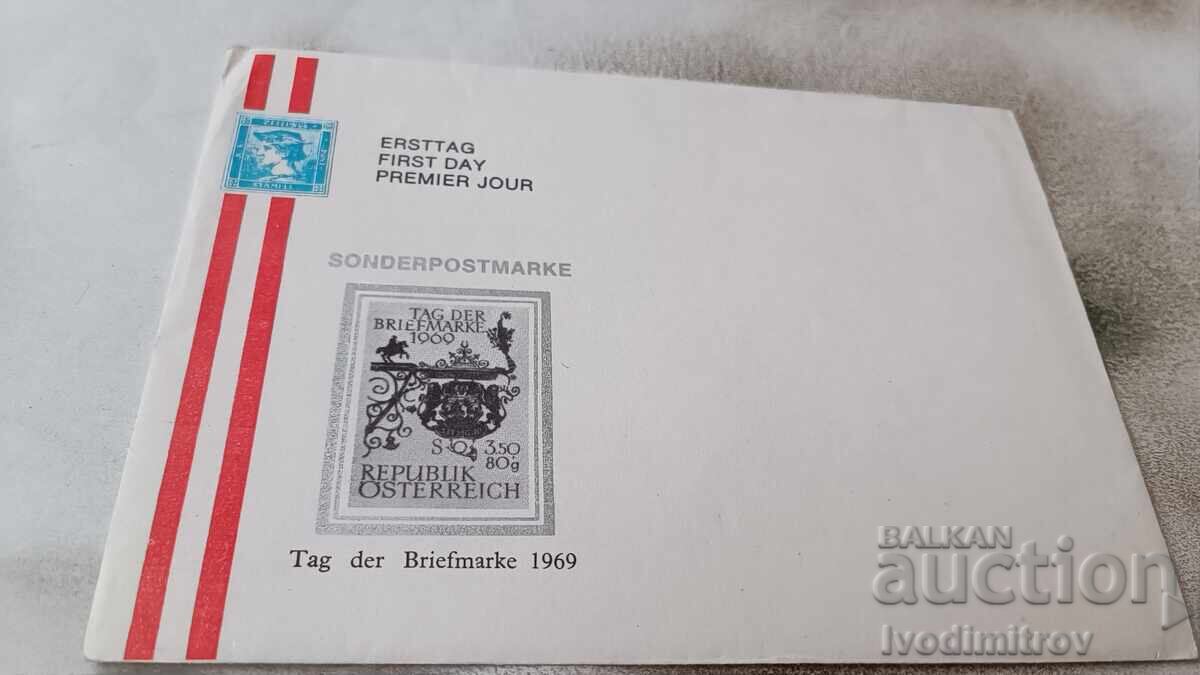 Εξώφυλλο πρώτης ημέρας Sonderpostmarke 1969