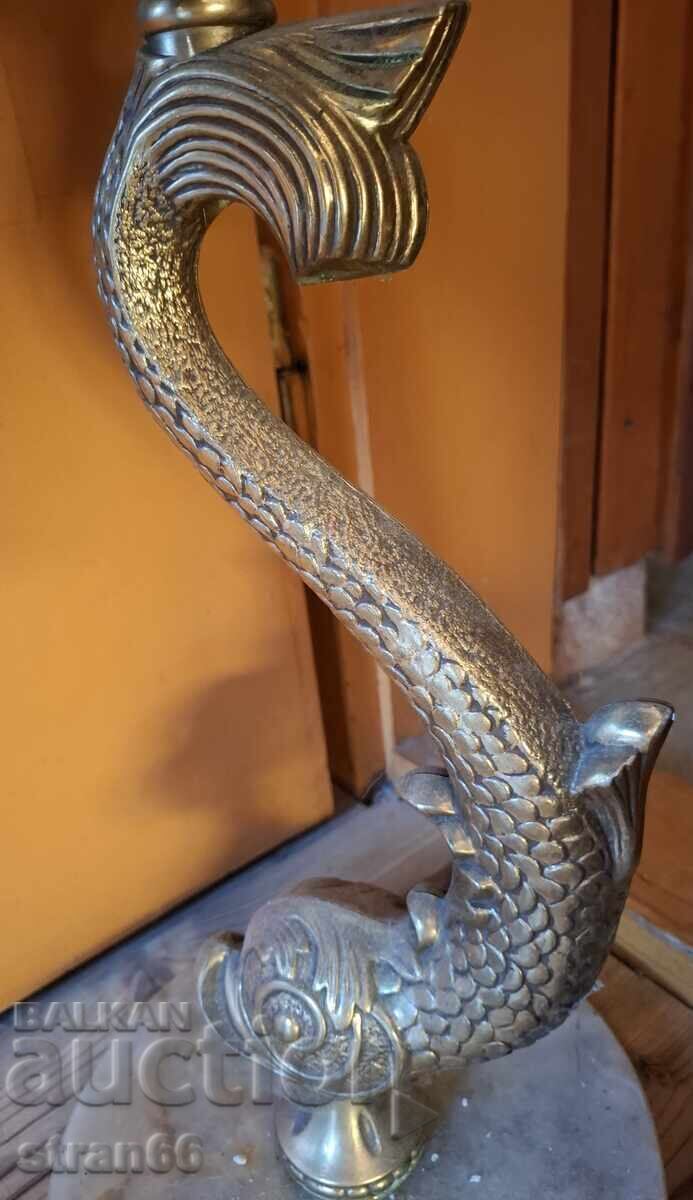 Brass Huge Water Dragons and Vase - LOT - 3 pcs. - 6 Brass Huge Water Dragons and Vase - LOT - 3 pcs. - 6