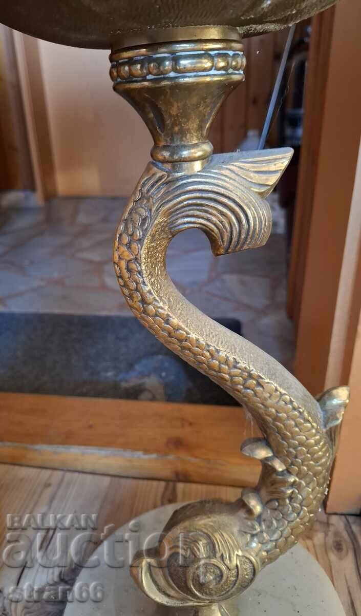 Brass Huge Water Dragons and Vase - LOT - 3 pcs. - 7 Brass Huge Water Dragons and Vase - LOT - 3 pcs. - 7