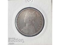 Silver Coin British India 1 Rupee 1900 BZC