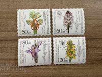 FRG/FRG - Charity stamps - Orchids (1984) MNH