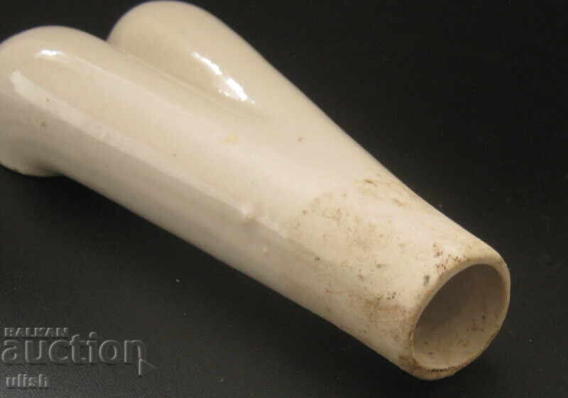 Auction Old porcelain insulator cable guide cable system Auction Old porcelain insulator cable guide cable system