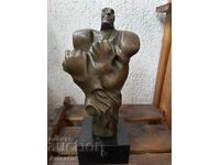 Krum Vasev - sculptură în bronz, semnată