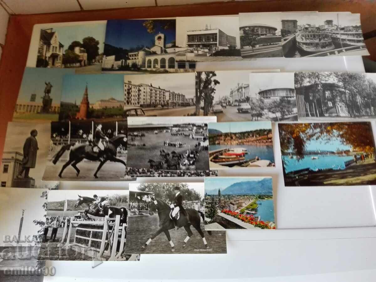 Foreign postcards - cities. - 5 Foreign postcards - cities. - 5