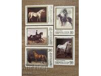 ΕΣΣΔ - Horses in Pictures (1988) MNH