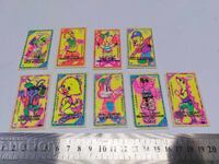 9 pcs. SOCIETY PICTURES OF GUM - STICKERS, TAMAGOCI