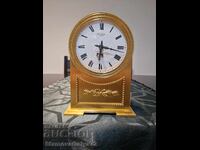 Rare French Lavigne Bronze Mantel Clock