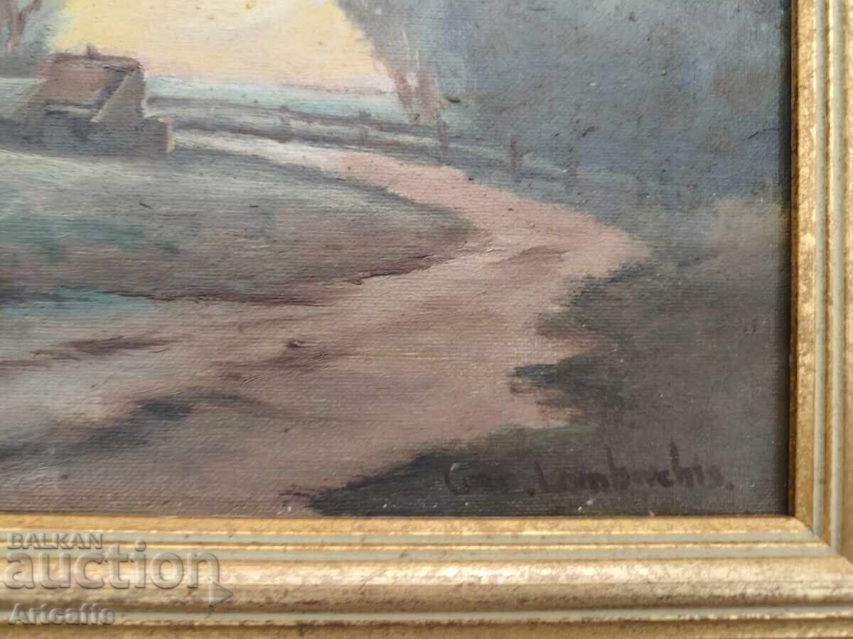 Auction Lambrechts-Dutch landscape, oil on canvas Auction Lambrechts-Dutch landscape, oil on canvas