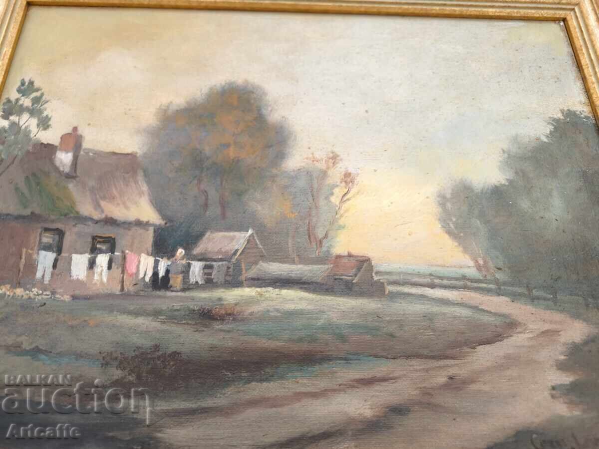 Lambrechts-Dutch landscape, oil on canvas - 5 Lambrechts-Dutch landscape, oil on canvas - 5