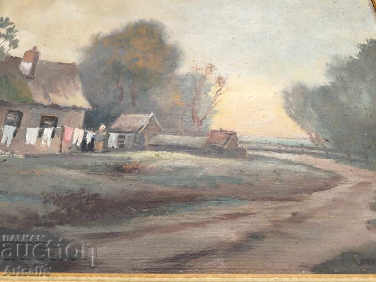 Lambrechts-Peisaj olandez, ulei pe pânză - 7 Lambrechts-Peisaj olandez, ulei pe pânză - 7