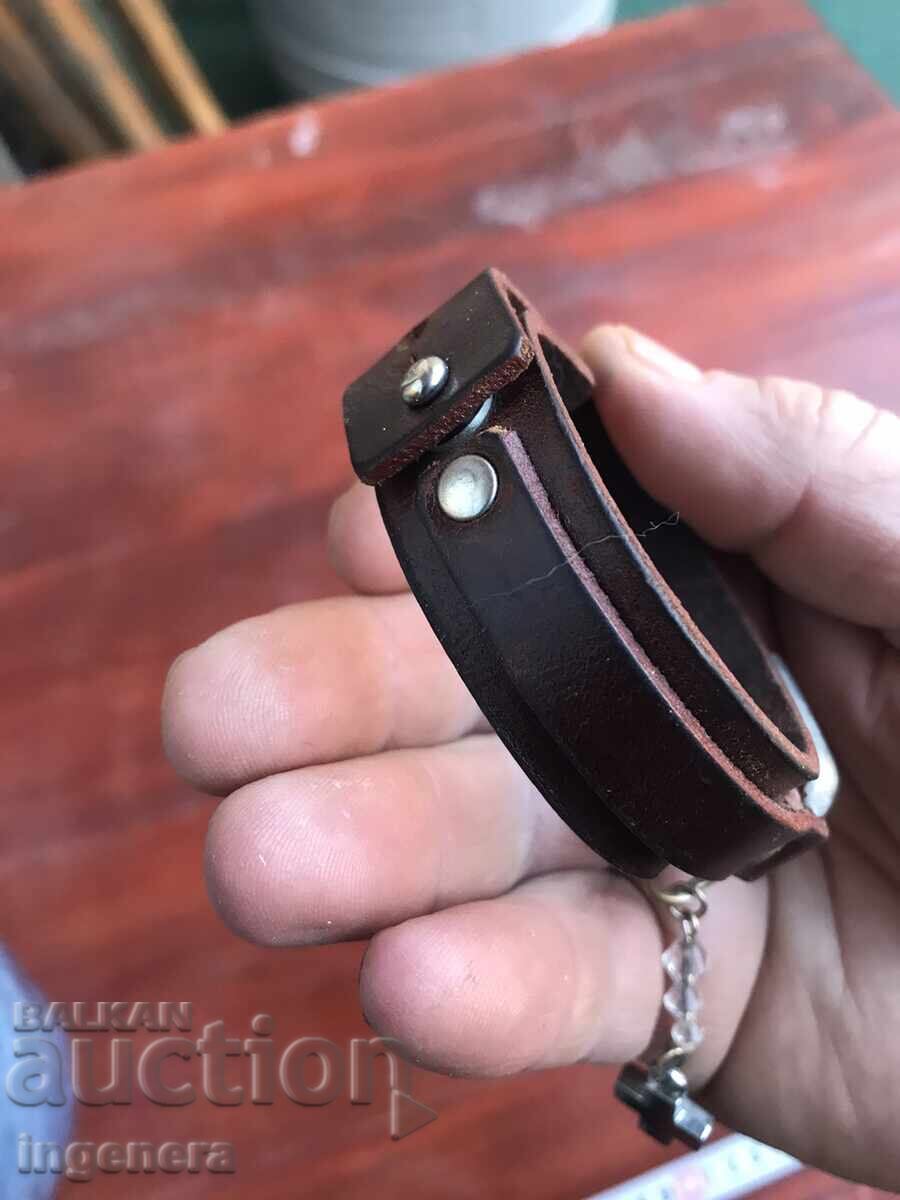 BRACELET LEATHER PENDANT CROSS METAL STONE STYLISH - 7 BRACELET LEATHER PENDANT CROSS METAL STONE STYLISH - 7