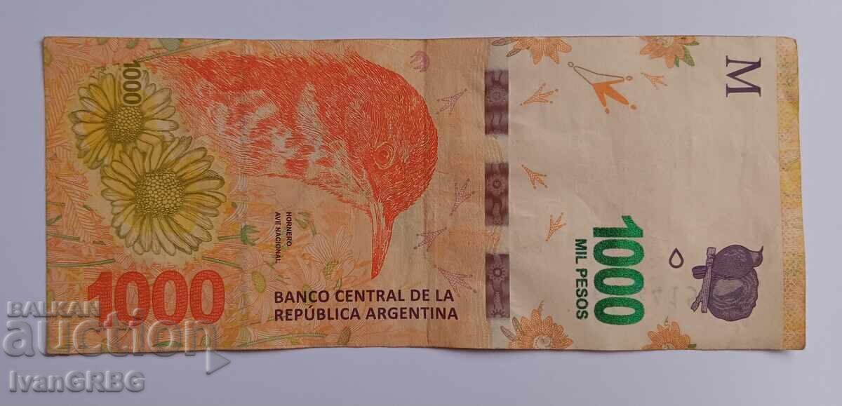 1000 pesos Argentina 1000 pesos Argentine banknote 1000 pesos Argentina 1000 pesos Argentine banknote