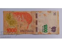 1000 pesos Argentina 1000 pesos Argentine banknote