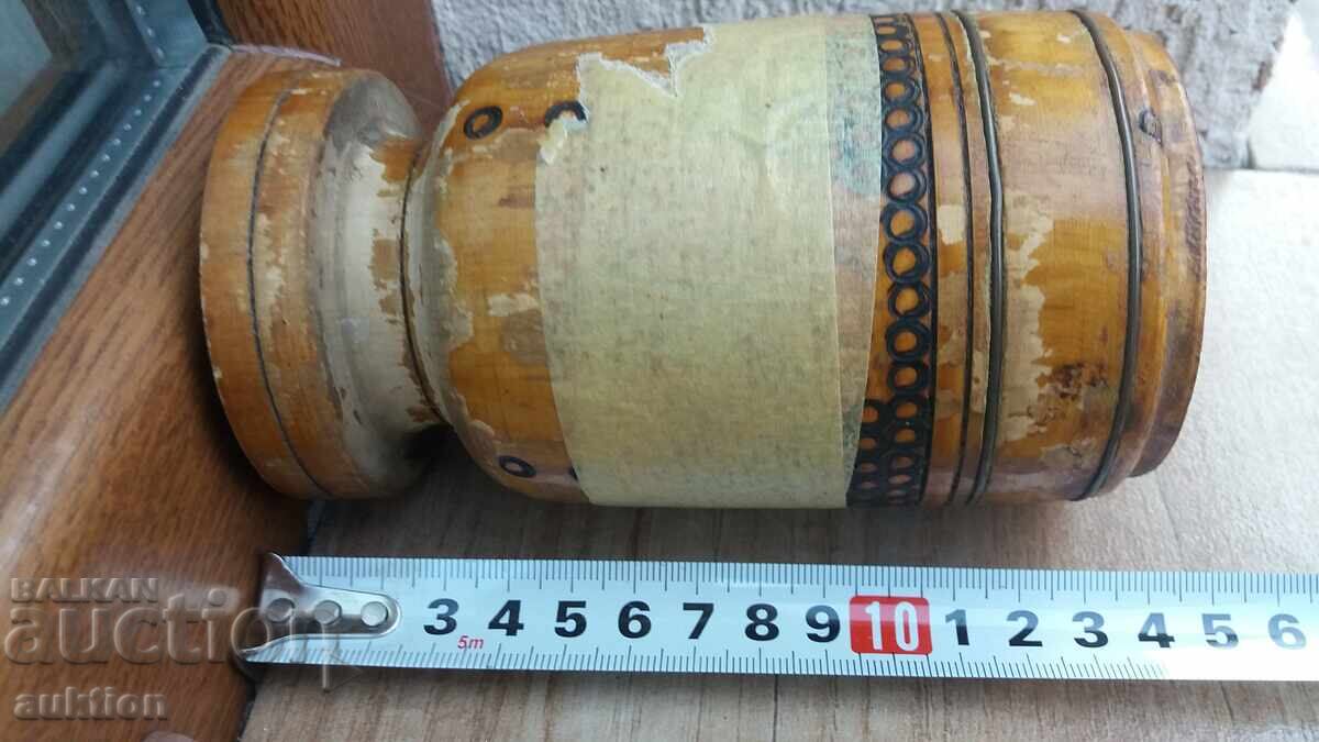 SMALL WOODEN CUP, ROCKER - 6 SMALL WOODEN CUP, ROCKER - 6