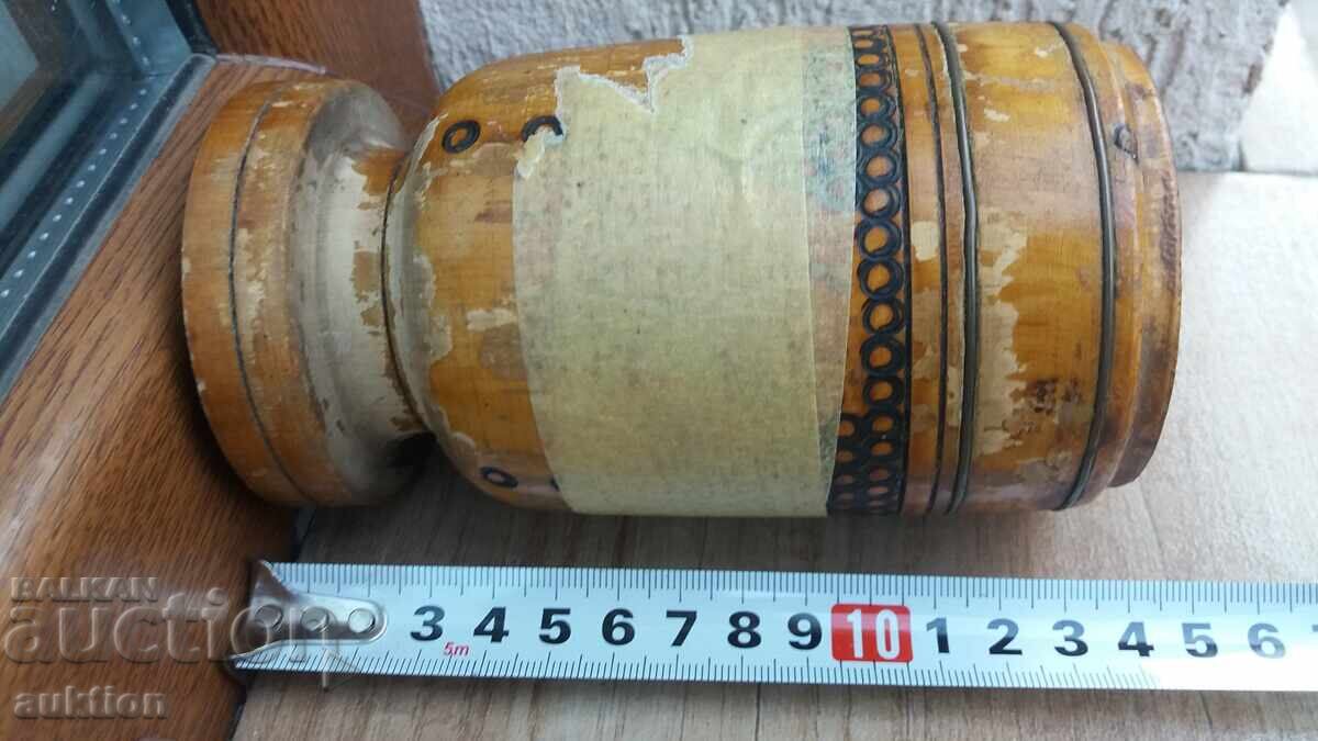 SMALL WOODEN CUP, ROCKER - 7 SMALL WOODEN CUP, ROCKER - 7