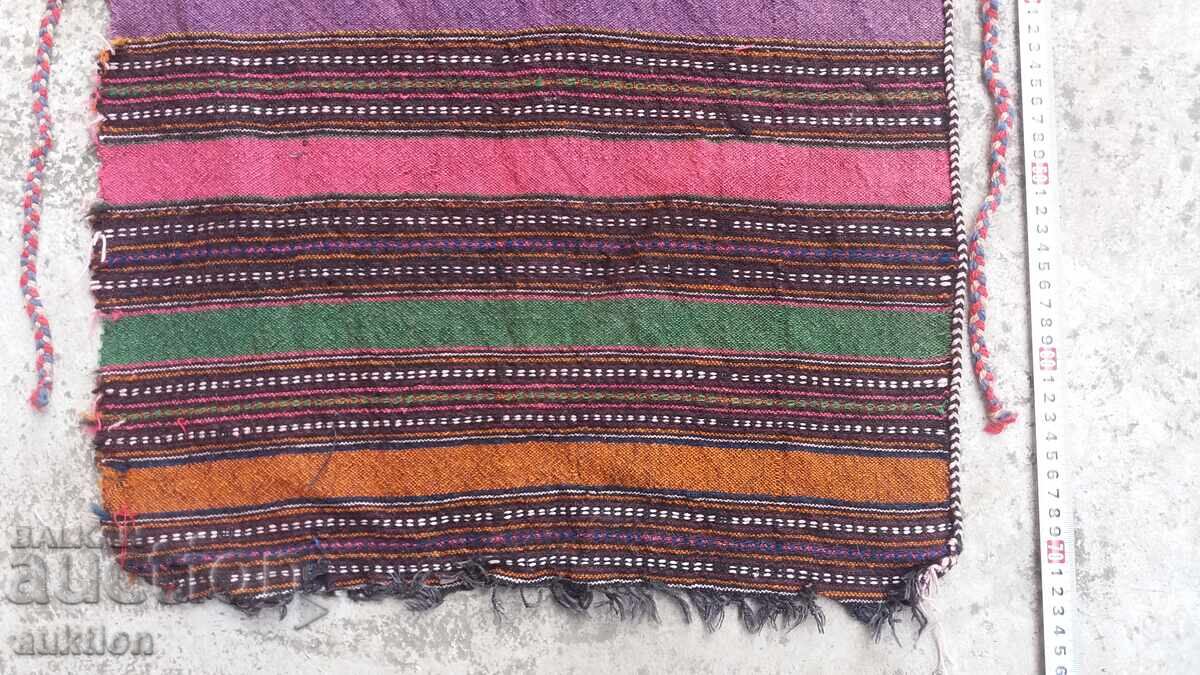 WOOL COLORFUL REINCARNATION APRON - 6 WOOL COLORFUL REINCARNATION APRON - 6