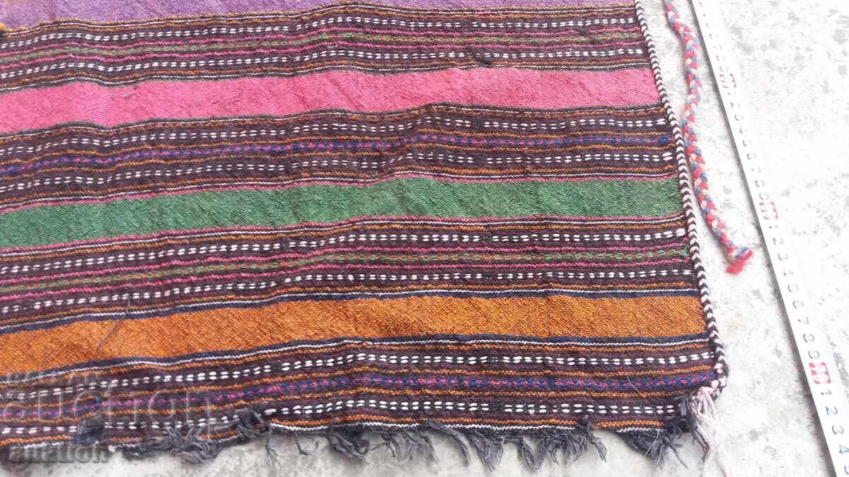 WOOL COLORFUL REINCARNATION APRON - 7 WOOL COLORFUL REINCARNATION APRON - 7