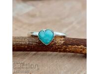 5657 Silver ring with Amazonite