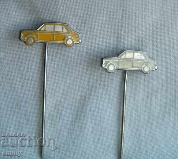 Badge - car, stroller 2 pieces with price 3.00 BGN | € 1.53