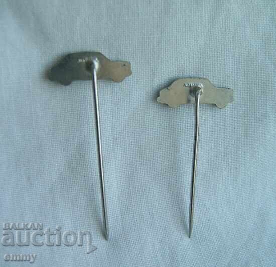 Auction  Badge - car, stroller 2 pieces