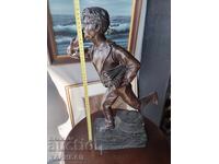 LARGE COPPER FIGURE BY AUTHOR