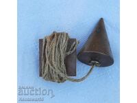 Antique bronze plumb line.