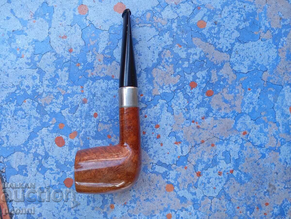 Branded pipe with silver