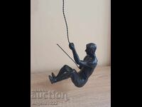 Massive figure statuette "Rope Climbing"