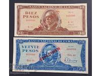 Specimen Banknotes. Specimen Banknotes. Cuba. Cuba.