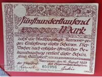 Banknote-Germany-Saxony-Hanover-500,000 marks 1923-unity