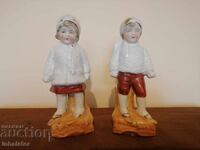 Old Retro Porcelain Figurines 2 pcs 15 cm