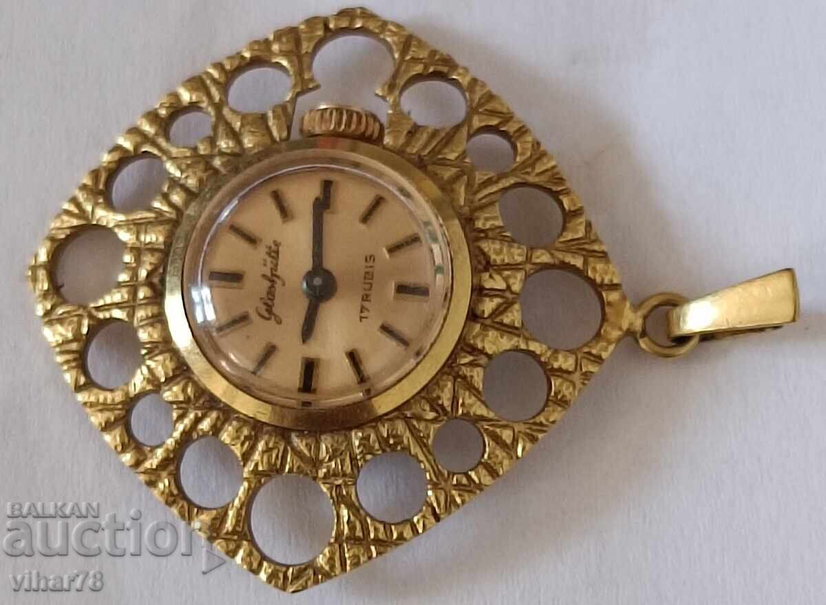 Delivery of LADIES' GUB-GLASHUTTE-GOLD PLATED