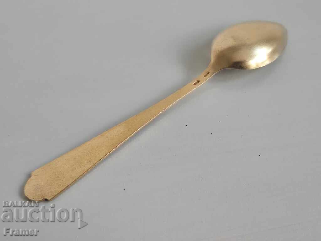 Russian silver filigree spoon with gilding and enamel - 5 Russian silver filigree spoon with gilding and enamel - 5