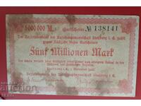 Bancnota-Germania-Saxonia-Stolberg-5.000.000 de mărci 1923