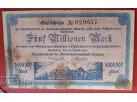 Bancnota-Germania-Saxonia-Chemnitz-5.000.000 Marci 1923