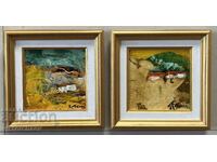 Kancho Penev two small master paintings