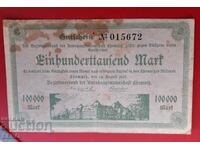 Banknote-Germany-Saxony-Chemnitz-100,000 Marks 1923